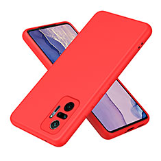 Ultra-thin Silicone Gel Soft Case 360 Degrees Cover H01P for Xiaomi Redmi Note 10 Pro Max Red