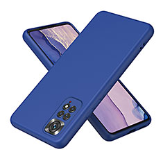 Ultra-thin Silicone Gel Soft Case 360 Degrees Cover H01P for Xiaomi Redmi Note 11 Pro 4G Blue