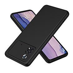 Ultra-thin Silicone Gel Soft Case 360 Degrees Cover H01P for Xiaomi Redmi Note 11E Pro 5G Black
