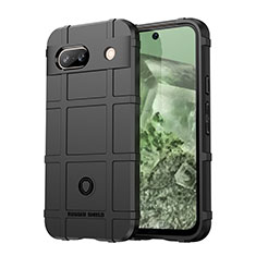 Ultra-thin Silicone Gel Soft Case 360 Degrees Cover J01S for Google Pixel 8a 5G Black