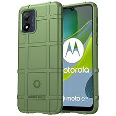 Ultra-thin Silicone Gel Soft Case 360 Degrees Cover J01S for Motorola Moto E13 Green