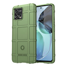 Ultra-thin Silicone Gel Soft Case 360 Degrees Cover J01S for Motorola Moto G72 Green