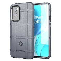 Ultra-thin Silicone Gel Soft Case 360 Degrees Cover J01S for OnePlus 9 5G Gray