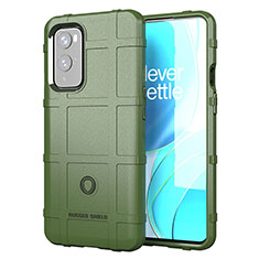 Ultra-thin Silicone Gel Soft Case 360 Degrees Cover J01S for OnePlus 9 5G Green