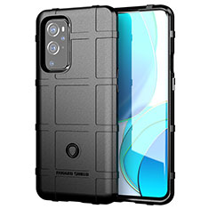 Ultra-thin Silicone Gel Soft Case 360 Degrees Cover J01S for OnePlus 9 Pro 5G Black