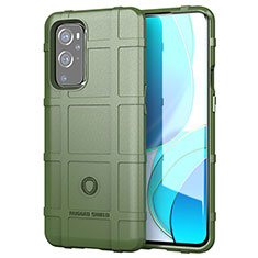 Ultra-thin Silicone Gel Soft Case 360 Degrees Cover J01S for OnePlus 9 Pro 5G Green