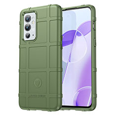 Ultra-thin Silicone Gel Soft Case 360 Degrees Cover J01S for OnePlus 9RT 5G Green