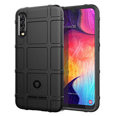 Ultra-thin Silicone Gel Soft Case 360 Degrees Cover J01S for Samsung Galaxy A30S Black