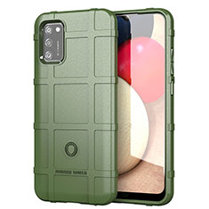 Ultra-thin Silicone Gel Soft Case 360 Degrees Cover J01S for Samsung Galaxy M02s Green