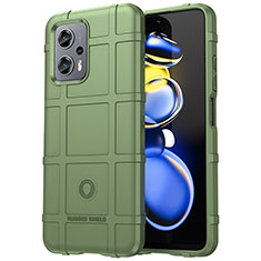 Ultra-thin Silicone Gel Soft Case 360 Degrees Cover J01S for Xiaomi Poco X4 GT 5G Green