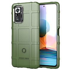 Ultra-thin Silicone Gel Soft Case 360 Degrees Cover J01S for Xiaomi Redmi Note 10 Pro Max Green