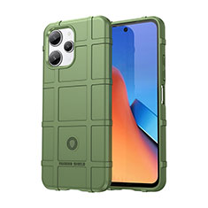 Ultra-thin Silicone Gel Soft Case 360 Degrees Cover J01S for Xiaomi Redmi Note 12R 5G Green