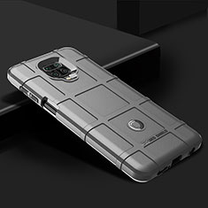 Ultra-thin Silicone Gel Soft Case 360 Degrees Cover J01S for Xiaomi Redmi Note 9 Pro Max Gray