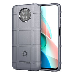 Ultra-thin Silicone Gel Soft Case 360 Degrees Cover J01S for Xiaomi Redmi Note 9T 5G Gray