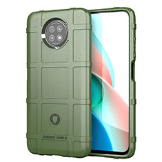 Ultra-thin Silicone Gel Soft Case 360 Degrees Cover J01S for Xiaomi Redmi Note 9T 5G Green