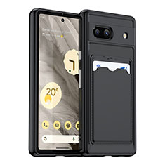 Ultra-thin Silicone Gel Soft Case 360 Degrees Cover J02S for Google Pixel 7a 5G Black
