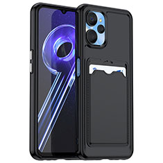 Ultra-thin Silicone Gel Soft Case 360 Degrees Cover J02S for Realme 10T 5G Black