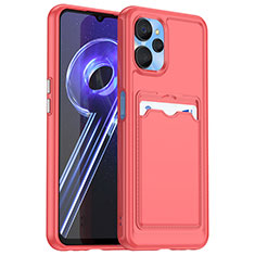 Ultra-thin Silicone Gel Soft Case 360 Degrees Cover J02S for Realme 9i 5G Red