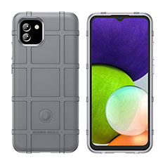 Ultra-thin Silicone Gel Soft Case 360 Degrees Cover J02S for Samsung Galaxy A03 Gray