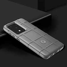 Ultra-thin Silicone Gel Soft Case 360 Degrees Cover J02S for Samsung Galaxy S20 Ultra Gray
