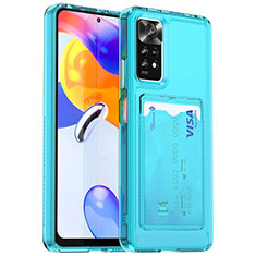 Ultra-thin Silicone Gel Soft Case 360 Degrees Cover J02S for Xiaomi Mi 11i 5G (2022) Sky Blue