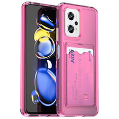 Ultra-thin Silicone Gel Soft Case 360 Degrees Cover J02S for Xiaomi Poco X4 GT 5G Hot Pink