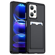 Ultra-thin Silicone Gel Soft Case 360 Degrees Cover J02S for Xiaomi Redmi Note 12 Pro+ Plus 5G Black