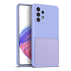 Ultra-thin Silicone Gel Soft Case 360 Degrees Cover MJ1 for Samsung Galaxy A53 5G Clove Purple