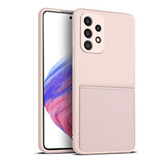 Ultra-thin Silicone Gel Soft Case 360 Degrees Cover MJ1 for Samsung Galaxy A53 5G Pink