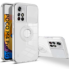 Ultra-thin Silicone Gel Soft Case 360 Degrees Cover MJ1 for Xiaomi Poco M4 Pro 5G White