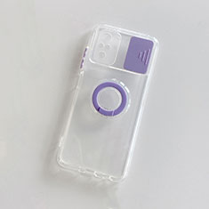 Ultra-thin Silicone Gel Soft Case 360 Degrees Cover MJ1 for Xiaomi Poco M5S Clove Purple