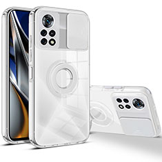 Ultra-thin Silicone Gel Soft Case 360 Degrees Cover MJ1 for Xiaomi Poco X4 Pro 5G White