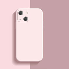 Ultra-thin Silicone Gel Soft Case 360 Degrees Cover S01 for Apple iPhone 15 Pink