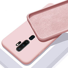 Ultra-thin Silicone Gel Soft Case 360 Degrees Cover S01 for Oppo A11X Pink