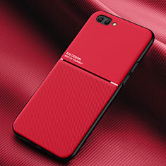 Ultra-thin Silicone Gel Soft Case 360 Degrees Cover S01 for Oppo A5 Red