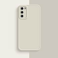 Ultra-thin Silicone Gel Soft Case 360 Degrees Cover S01 for Oppo A55 5G White