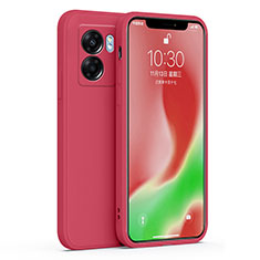 Ultra-thin Silicone Gel Soft Case 360 Degrees Cover S01 for Oppo A77 5G Red