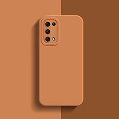 Ultra-thin Silicone Gel Soft Case 360 Degrees Cover S01 for Oppo A93 5G Orange