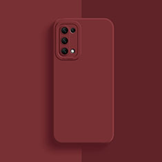 Ultra-thin Silicone Gel Soft Case 360 Degrees Cover S01 for Oppo A93 5G Red