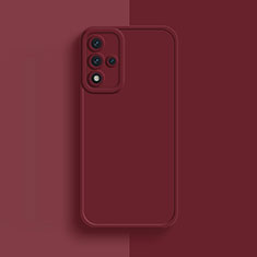 Ultra-thin Silicone Gel Soft Case 360 Degrees Cover S01 for Oppo A93s 5G Red
