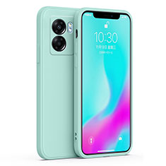 Ultra-thin Silicone Gel Soft Case 360 Degrees Cover S01 for Oppo K10 5G India Mint Blue