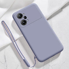 Ultra-thin Silicone Gel Soft Case 360 Degrees Cover S01 for Oppo K10 Pro 5G Lavender Gray