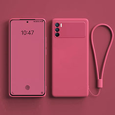 Ultra-thin Silicone Gel Soft Case 360 Degrees Cover S01 for Oppo K9 Pro 5G Hot Pink