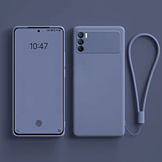 Ultra-thin Silicone Gel Soft Case 360 Degrees Cover S01 for Oppo K9 Pro 5G Lavender Gray