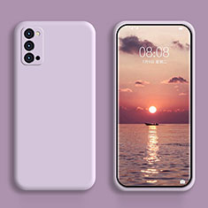 Ultra-thin Silicone Gel Soft Case 360 Degrees Cover S01 for Oppo Reno6 Pro 5G Clove Purple