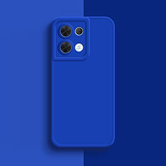 Ultra-thin Silicone Gel Soft Case 360 Degrees Cover S01 for Oppo Reno8 Pro+ Plus 5G Blue