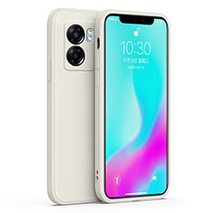 Ultra-thin Silicone Gel Soft Case 360 Degrees Cover S01 for Realme Q5i 5G White