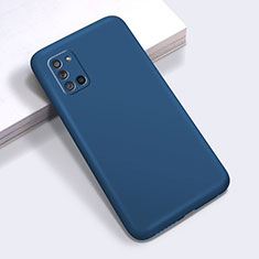 Ultra-thin Silicone Gel Soft Case 360 Degrees Cover S01 for Samsung Galaxy A31 Blue