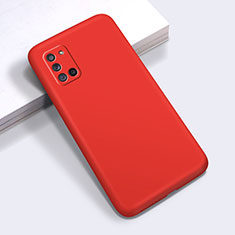 Ultra-thin Silicone Gel Soft Case 360 Degrees Cover S01 for Samsung Galaxy A31 Red