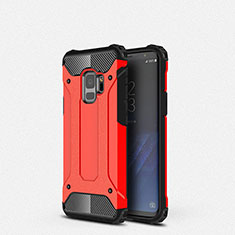 Ultra-thin Silicone Gel Soft Case 360 Degrees Cover S01 for Samsung Galaxy S9 Red